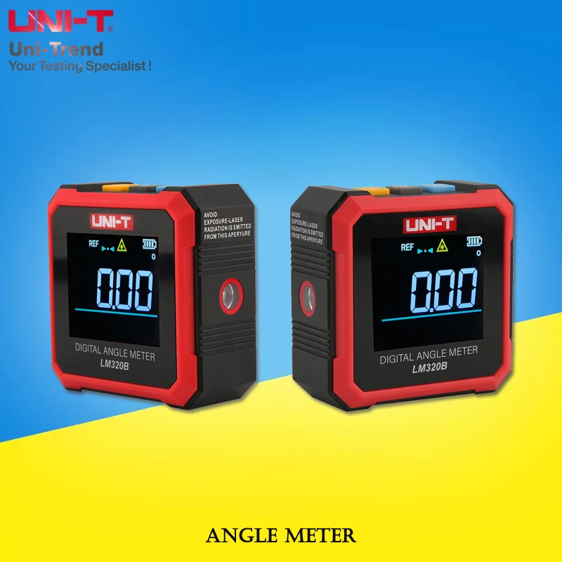 

UNI-T LM320A/320B color screen digital display laser inclinometer horizontal angle relative angle inclination measurement
