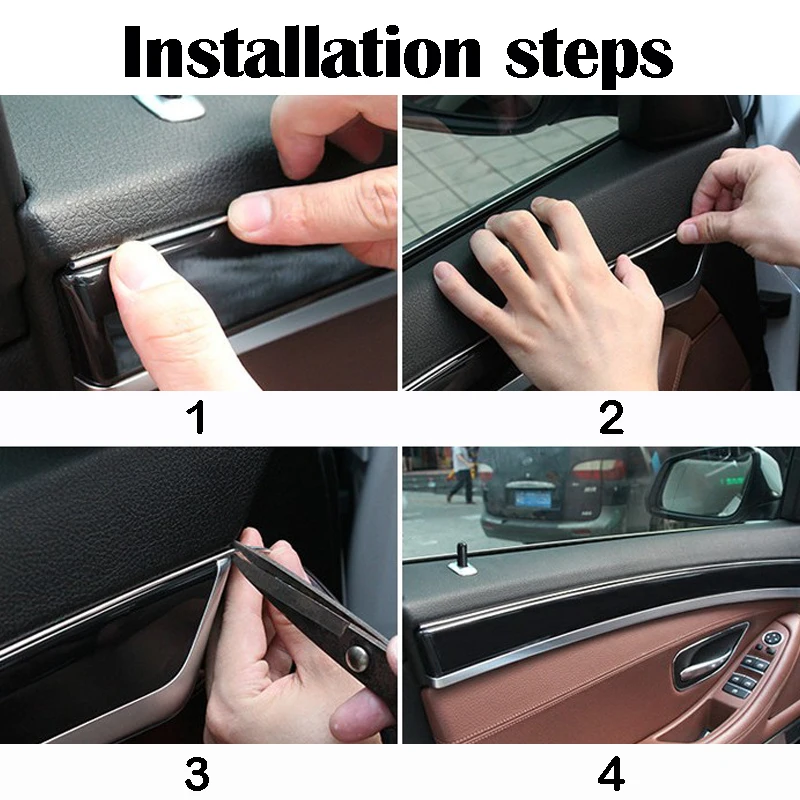 

5M Car Styling Interior Accessories Strip Sticker For Chevrolet Cruze Aveo Lacetti Captiva Cruz Niva Spark Orlando Epica Sail