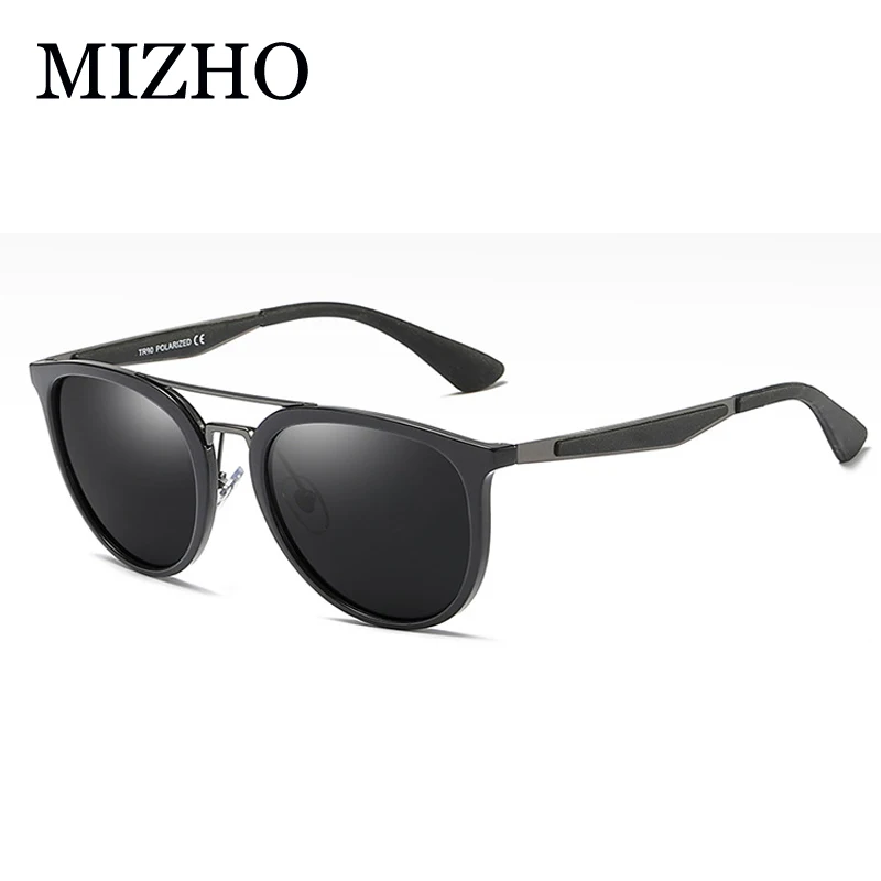 MIZHO пластик Титан оптическая оправа дизайн поляризационные солнцезащитные очки