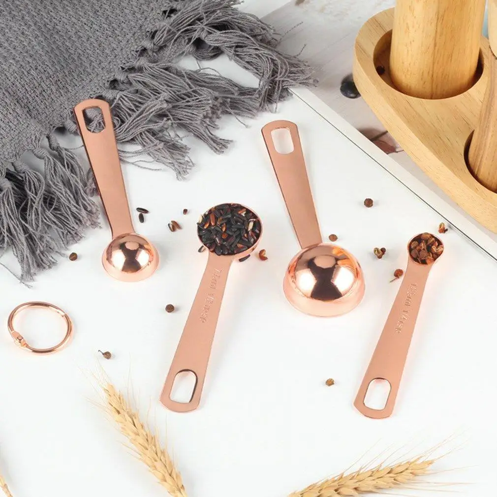 

Kitchen 6cs/set Measuring Spoon Creative Baking Cooking Steel Measuring Tool Ladle with Scale Kitchen Measuring Spoons Tools