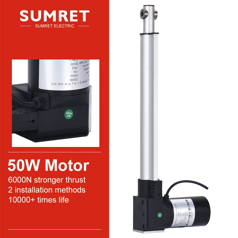 DC 12 вольт пластиковый линейный привод возвратно-поступательный 24 в микро