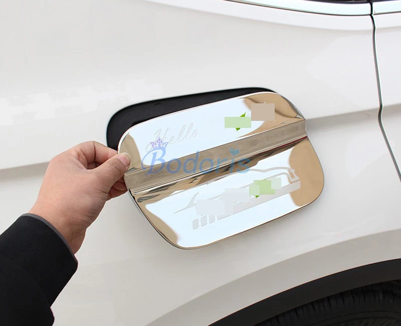 Для Volkswagen VW Tiguan Mk2 топливный бак Кепки газовый короб крышка Панель#304 Нержавеющая сталь хром стайлинга автомобилей аксессуары