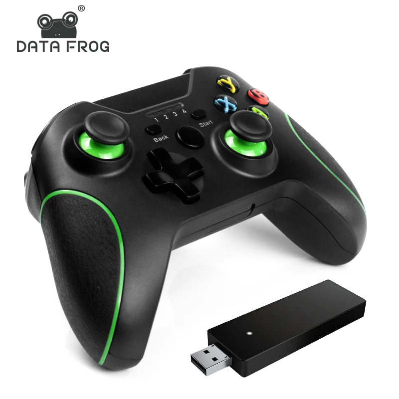 Gamepad 1 Данные лягушка 2,4 ГГц беспроводной геймпад джойстик поддержка для XBox 1 контроллер для Win PC для ps3/Android смартфонов контроллер - Цвет: Gamepad 1