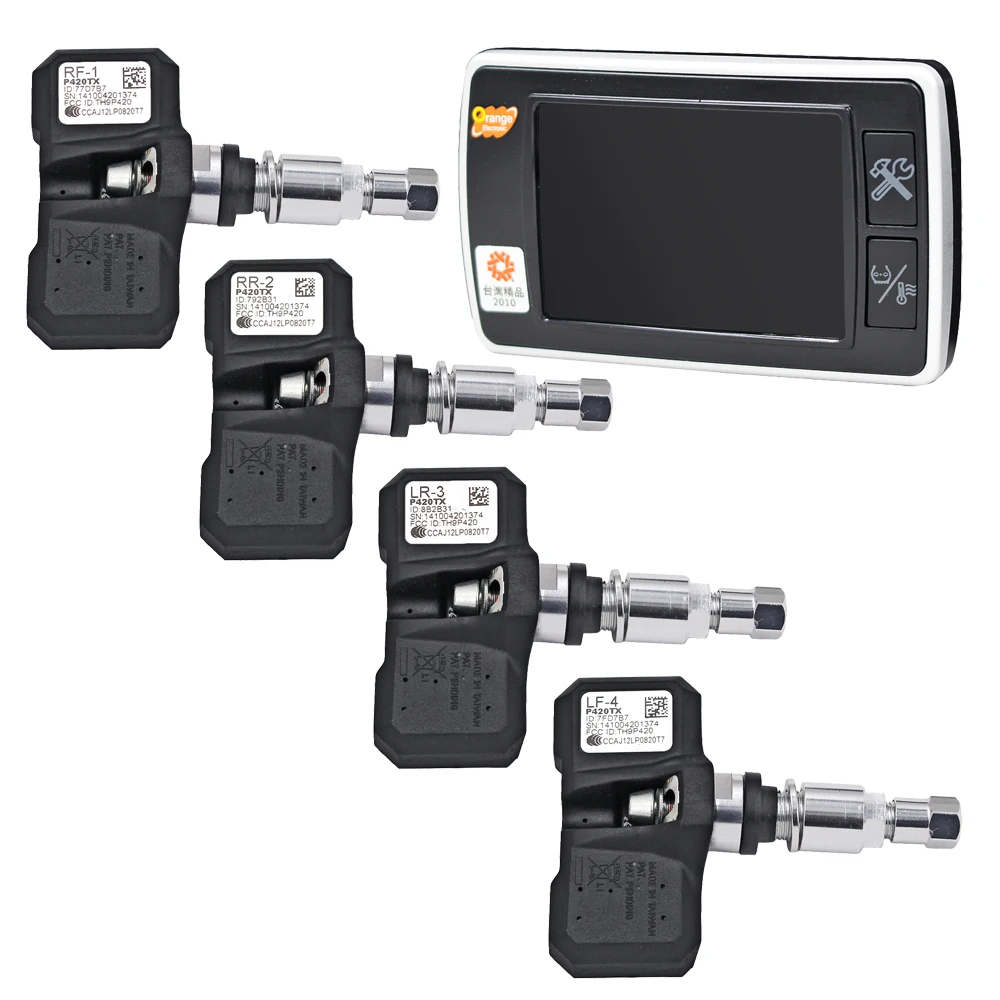 Оригинальная оранжевая Беспроводная система контроля давления в шинах TPMS датчик