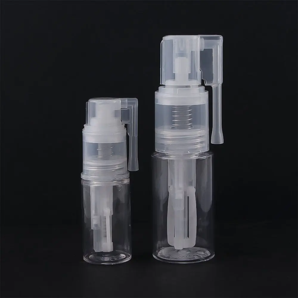 

2022 NEW Fashion Portable Powder Spray Bottle Clear Plastic Makeup Pot Barber Travel Refillable Bottle Hairdressing Beauty Tool