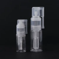2022 new fashion portable powder spray bottle clear plastic makeup pot barber travel refillable bottle hairdressing beauty tool