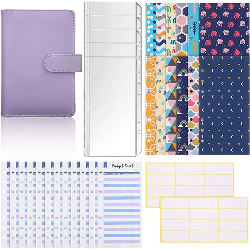 

A6 Binder Budget Envelopes System Budget, Budget Money Envelopes, Expense Budget Sheets and Labels for Bill Planner