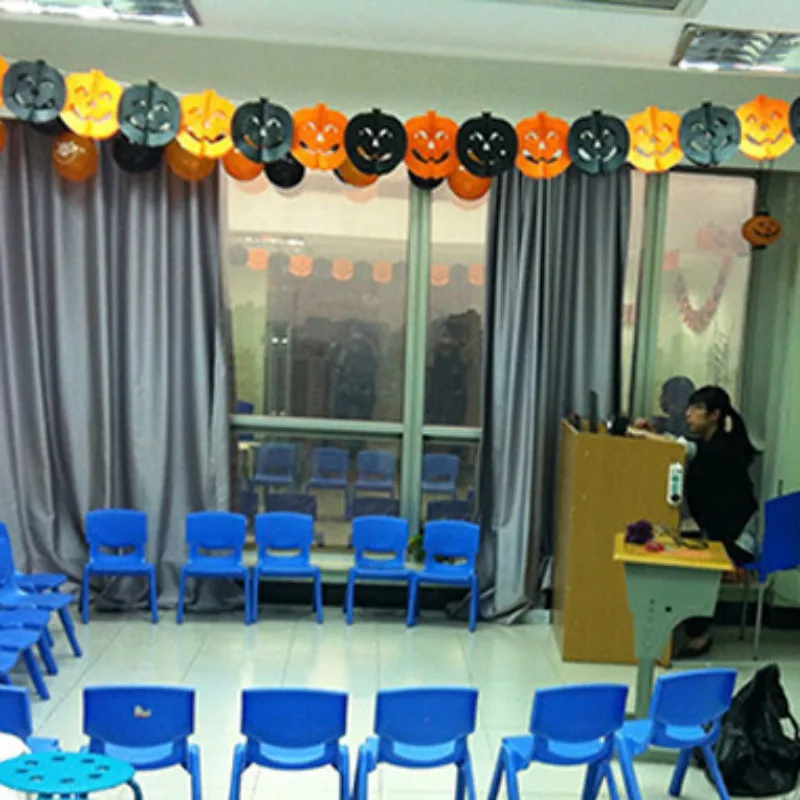 Серьги рука скелета призрака паук тыквы бумажные цветы для Декор Хэллоуина