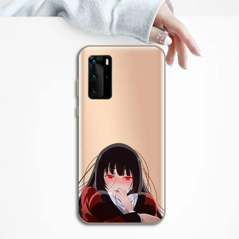 

Crazy Excitement Manga Kakegurui Phone Case Transparent for Huawei P honor 8 10i 20 30 40 smart 2019