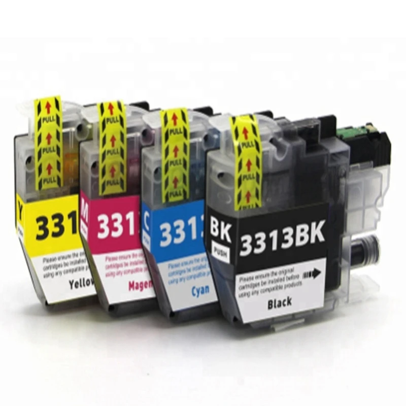 

Printer Cartridges Chip Cartridge Ink Cartridge Suitable for Brother Lc3313BK Dcp-J772Dw Mfc-J491Dw Lc3313Y(4 Pack)