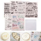 DIY Алфавит поздравительное печенье резак шаблон тиснение штамп клейкая женщина член праздничное украшение вечеринки помадка Инструменты для торта