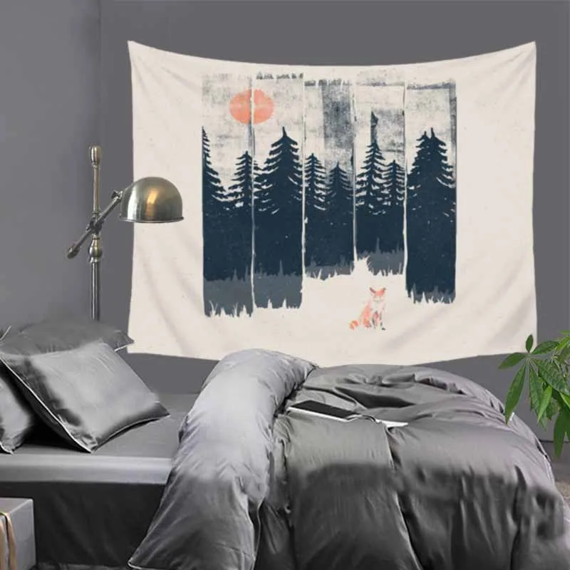 Индийский гобелен в стиле Хиппи Мандала настенное богемное покрывало Декор для