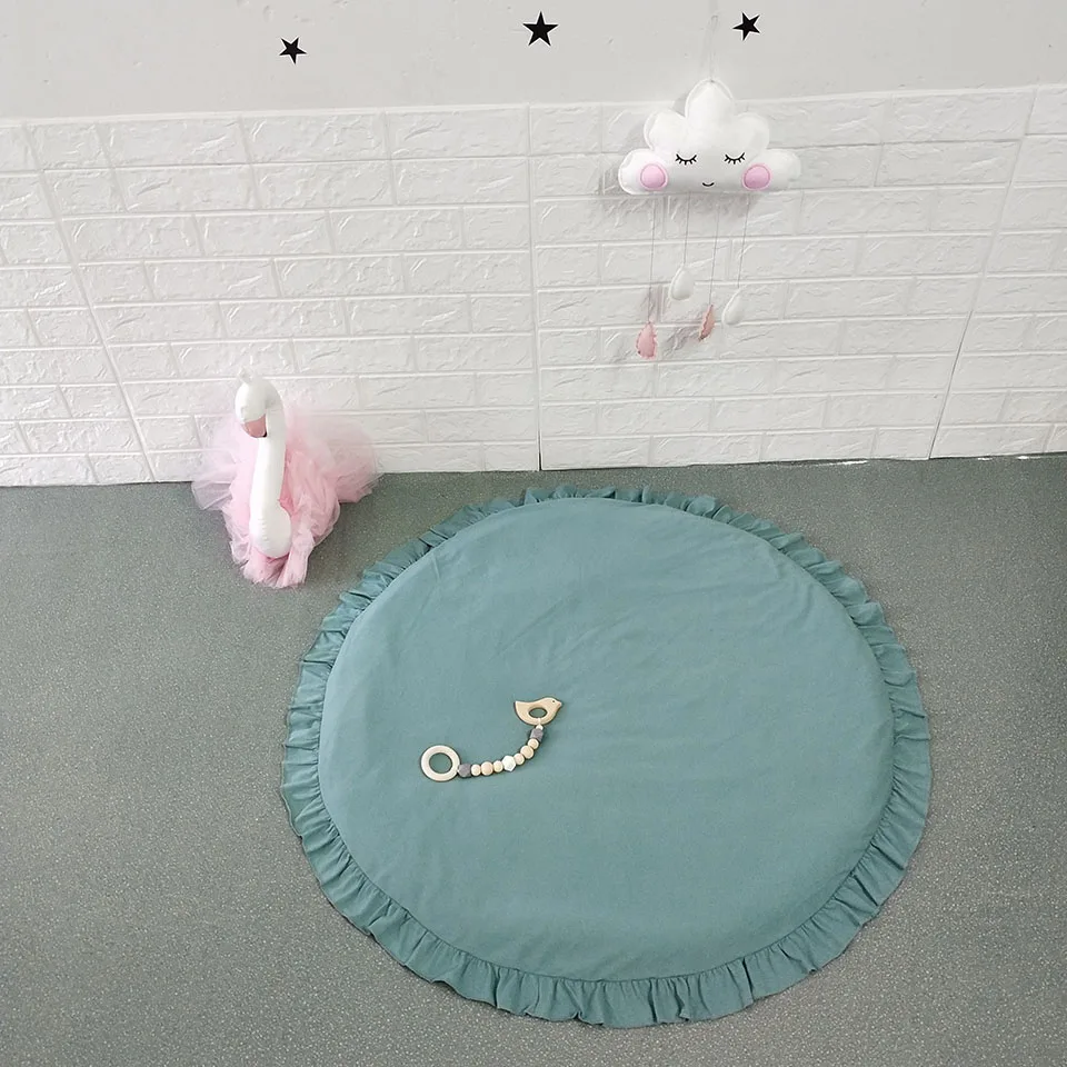 Скандинавские мягкие игровые коврики для новорожденных мягкий хлопковый коврик