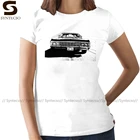 Футболка Supernatural, футболка Supernatural Impala, женская футболка с короткими рукавами и круглым вырезом, хлопчатобумажная женская футболка