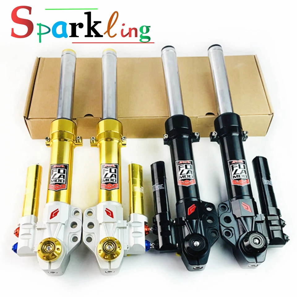 Универсальные амортизаторы передней подвески мотоцикла φ 33 мм регулируемые