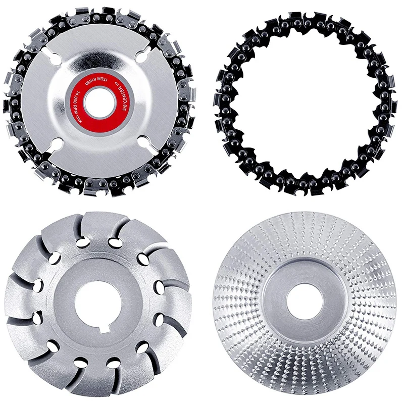 4 шт. угловая шлифовальная машина древесины шлифовальные колеса 12 Зубы