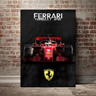 Украшение комнаты Себастьян веттел плакат гоночного автомобиля винтажный постер автомобиля феррарис Классический гоночный F1 гоночный автомобиль холст картина