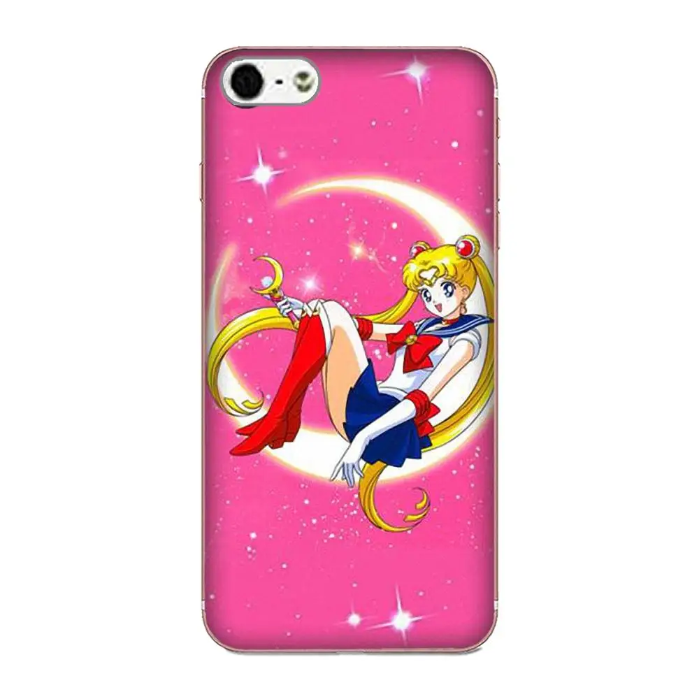 For Sony Xperia Z Z1 Z2 Z3 Z4 Z5 compact Mini M2 M4 M5 T3 E3 E5 XA XA1 XZ Premium TPU Patterns Japanese Anime Cute Sailor Moon | Мобильные