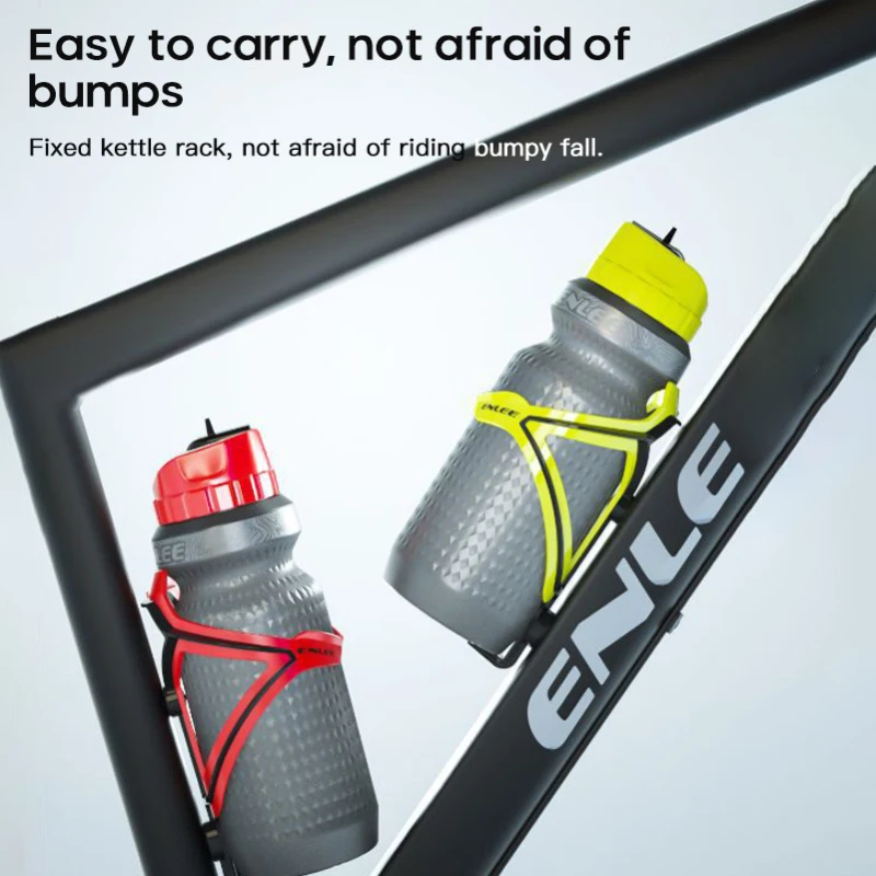 

650ML Mountain Bike Bicycle Cycling Water Drink Bottle Outdoor Sports Plastic Portable Kettle Water Bottle Drinkware For Cycling