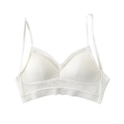 

Sexy Lingerie Bras For Women Backless Strapless Bra Push Up Plus Size Lace Bralette Dots Mesh Low Back Underwear Dropshipping