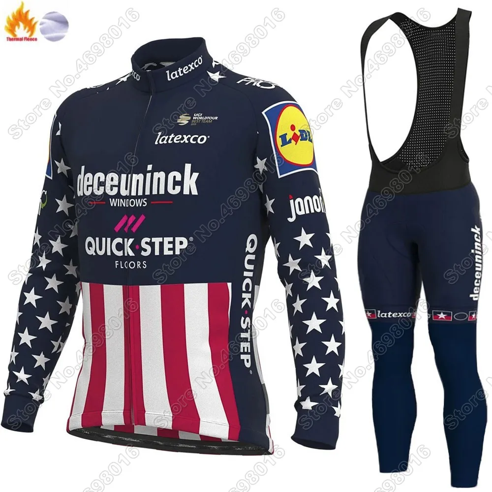 Новинка Чемпион США набор быстрой езды на велосипеде трикотаж 2020 зимняя одежда