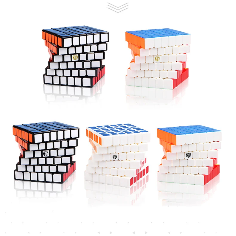 Qiyi X-MAN Shadow/Shadow M 6x6x6 Магнитный магический куб Qiyi 6x6 Магнитный скоростной куб Shadow M 6x6 cubo magico Магнитный 6x6 куб