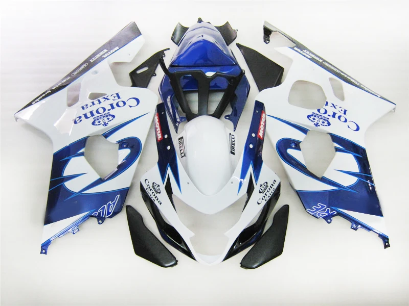 Полный комплект обтекателей для Suzuki K4 2004 2005 GSX R750 GSXR600 комплекты GSXR 600 04 05 белый