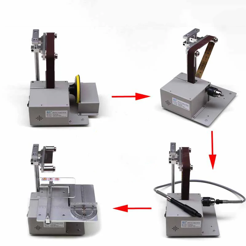 Настольная пила многофункциональный мини станок для резки микро бензопилы