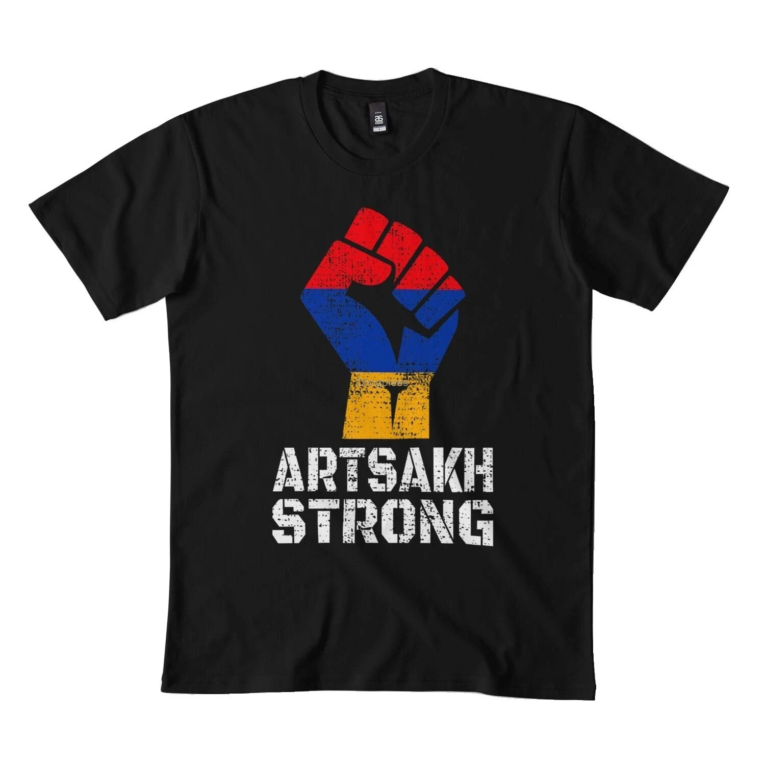 Классическая черная футболка ARTSAKH Strong Artsakh is Ar ia Flag для мужчин и женщин 2610DMN -