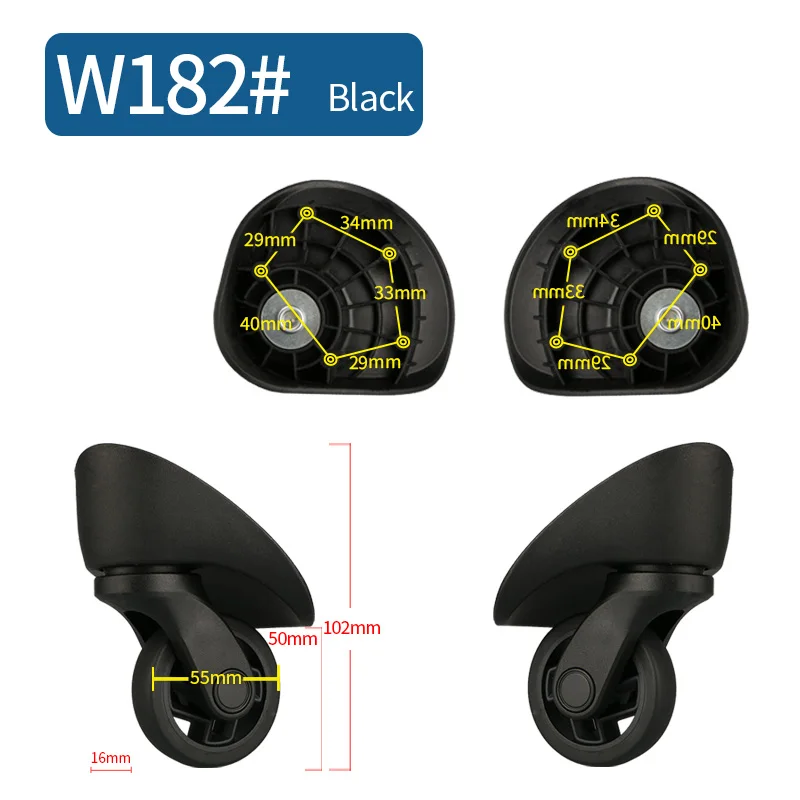 Suitcase Universal Wheel Luggage Accessories Replacement High-quality Luggage Parts Wheel Universal Wheel Travel Suitcase Caster