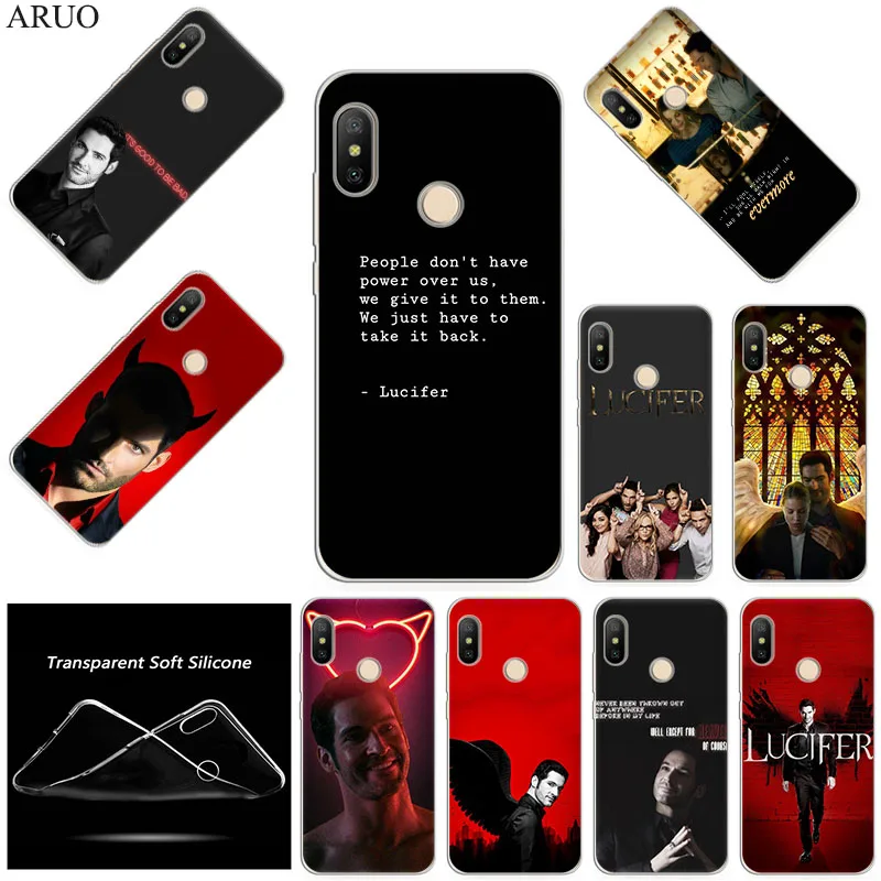 Силиконовый чехол для телефона Lucifer TV Show Xiaomi Mi Note10 CC9 8 Lite CC9e A3 F1 X2 Redmi 10X 7a 8a 6a Note 8T 7 5 6
