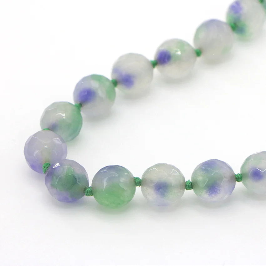 Новая красивая очаровательная 10 мм Гранёные с одной и плоские другой стороны