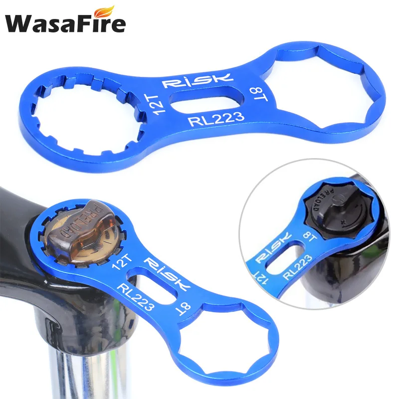 

Hot Sale Aluminum Bicycle Front Fork Repair Tool For SR Suntour XCR/XCT/XCM/RST MTB Bike Front Fork Cap Wrench Disassembly Tools