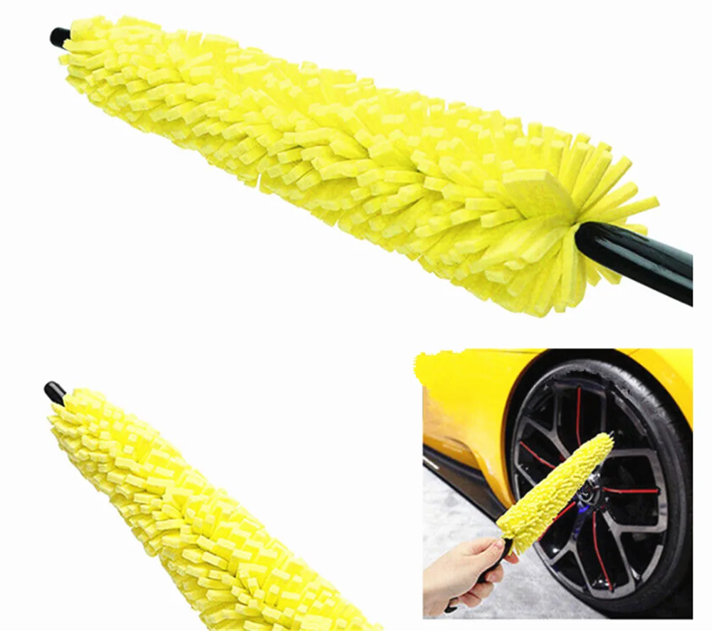 

Wheel car wash brush Rim auto scrub cleaning daily maintenance for Chevrolet Traverse Tahoe Equinox Impala Chaparral Blazer