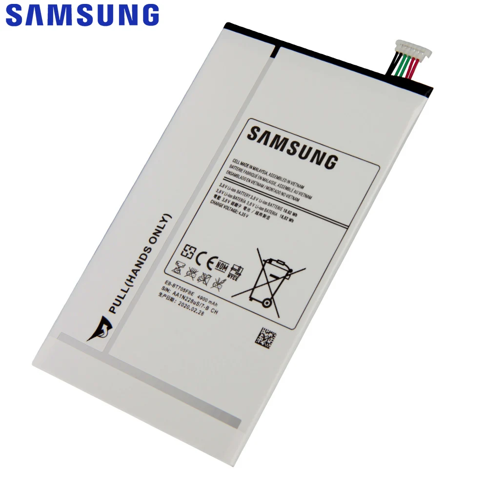 Оригинальная запасная аккумуляторная батарея для SAMSUNG GALAXY Tab S 8 4 T700 T705
