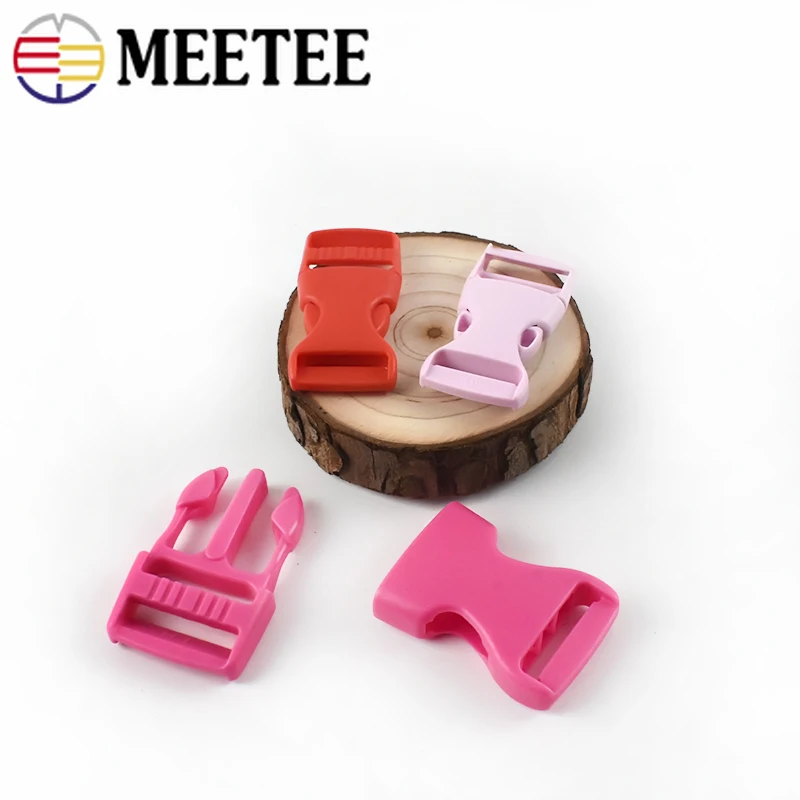 Пряжка Meetee 15/20/25 мм пластиковая цвет в ассортименте 30 шт | Дом и сад