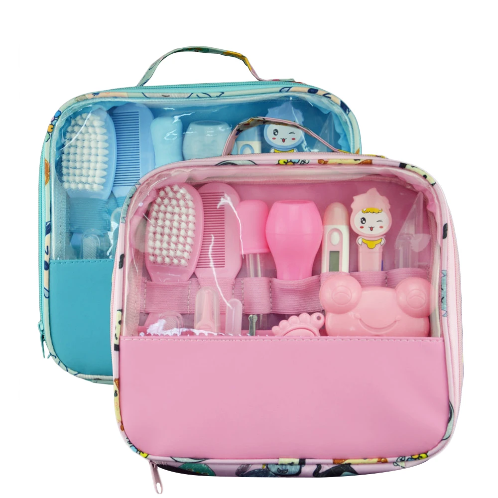 

1/6/10/13PCS Baby Grooming Care Manicure Set Healthcare Thermometer Nail Clippers Comb Emery Hairbrush tool Newborn Safety Care