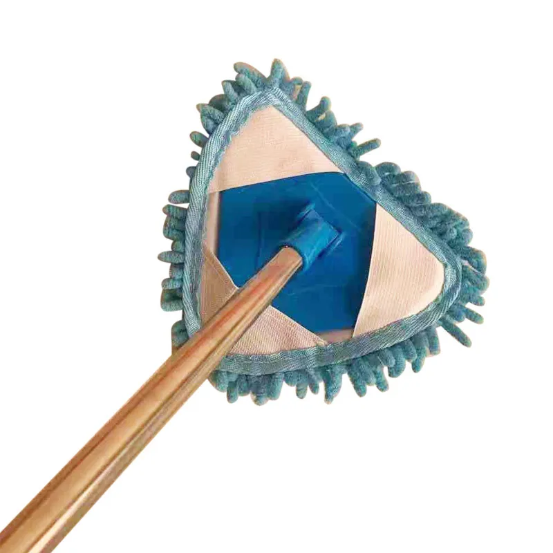 

Triangle dust mini mop Chenille telescopic wipe wall ceiling lazy mop housework cleaning supplies