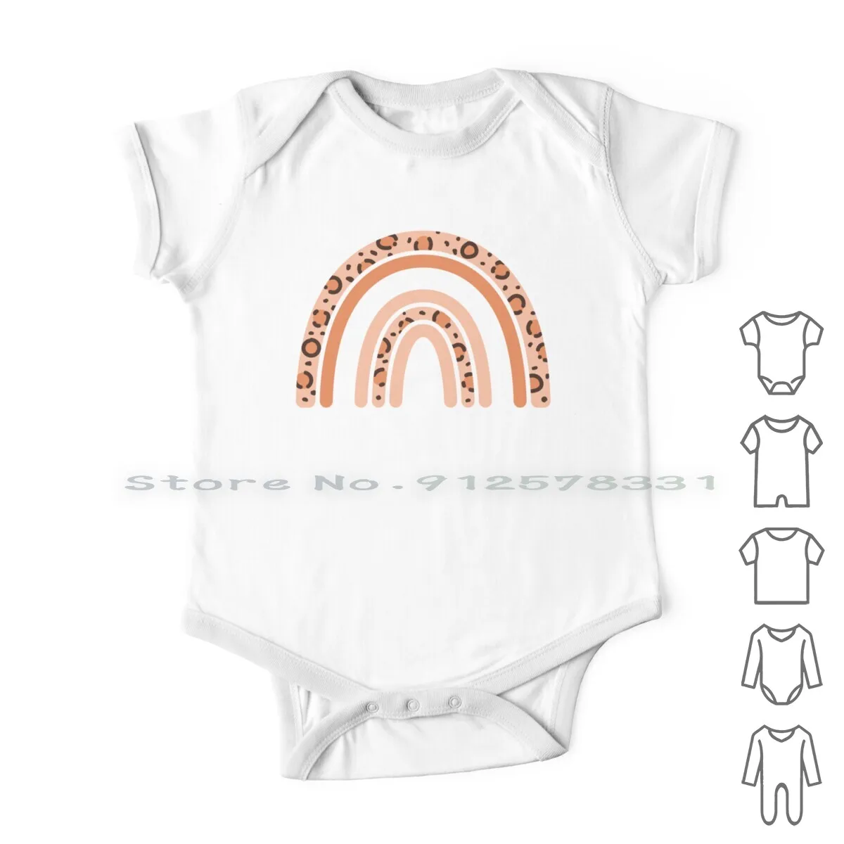 

Детский хлопковый комбинезон, с леопардовым принтом