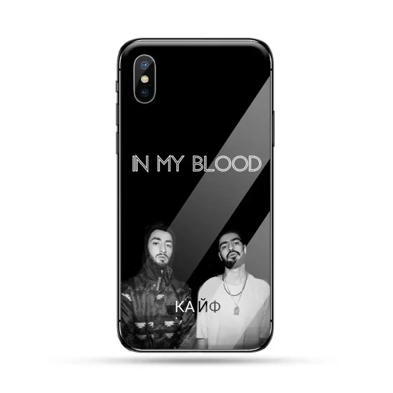 

Miyagi & Endshpiel Russian rap group luxury Anti-fall Phone Case Tempered glass For iphone 5C 6 6S 7 8 plus X XS XR 11 PRO MAX