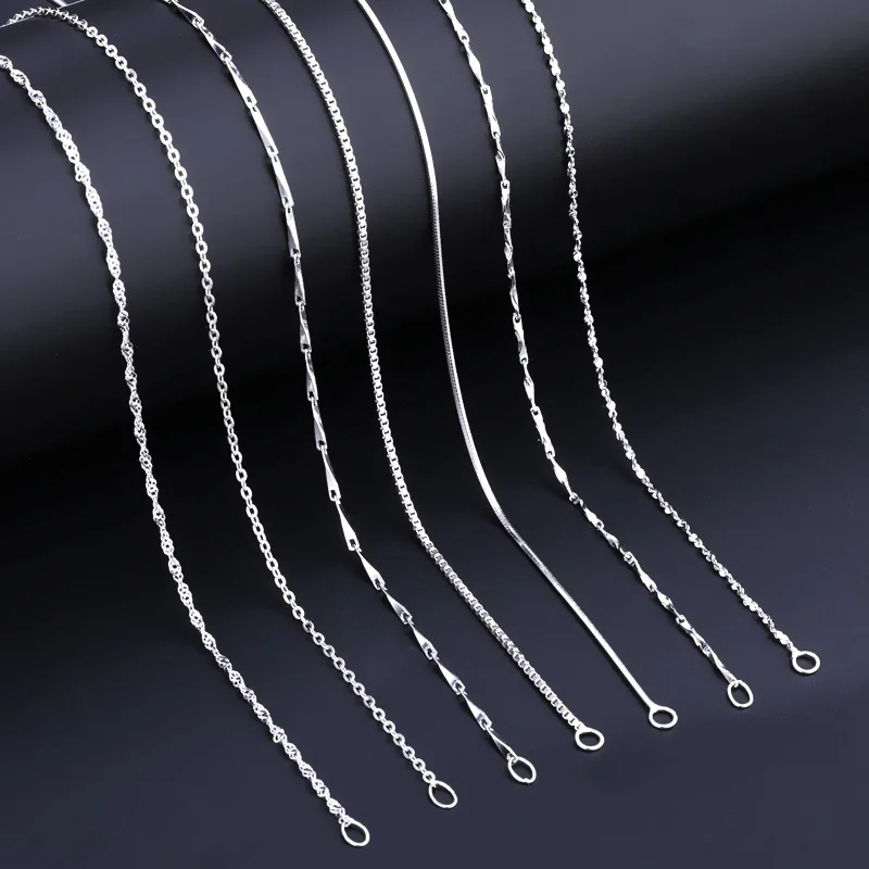 В классическом стиле Основная цепи ожерелье ювелирные изделия для кулон 5 Стиль 45