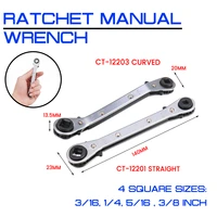 14 38 316 516 ratchet manual wrench air conditioning refrigeration valve professional tools wrench tool