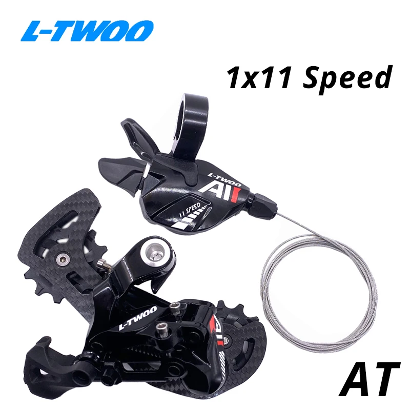 LTWOO AT 1x11S 11 S Speed Groupset рычаг переключения передач и задний переключатель карбоновая