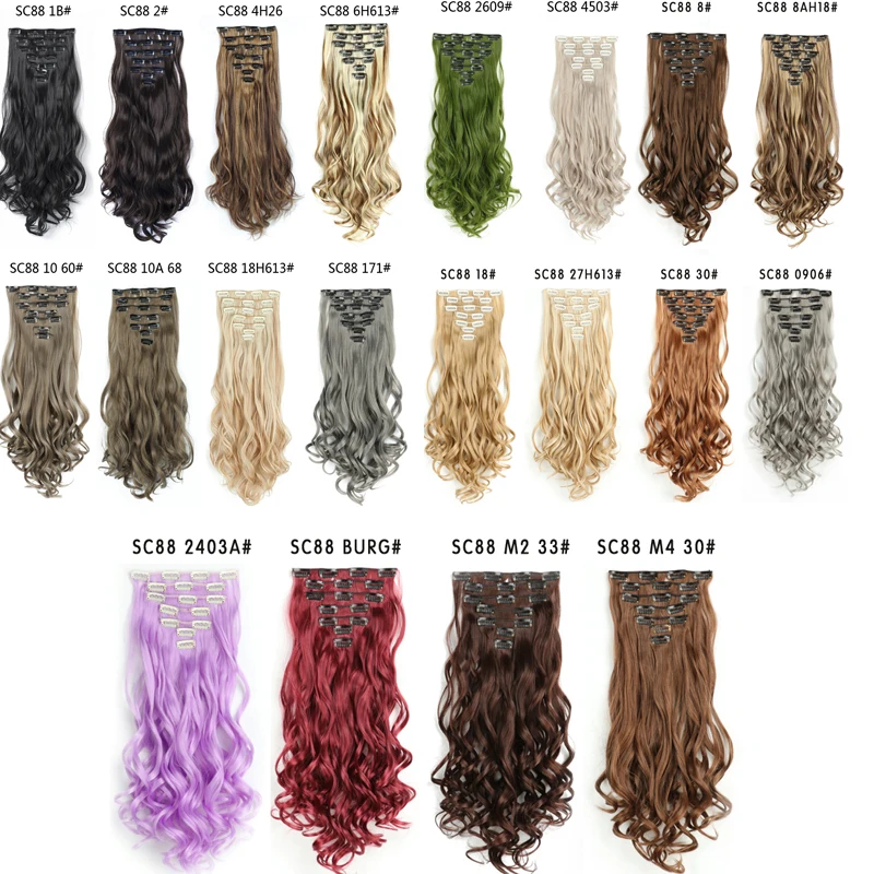 MERISIHAIR 22 дюйма Синтетические длинные волнистые волосы термостойкие