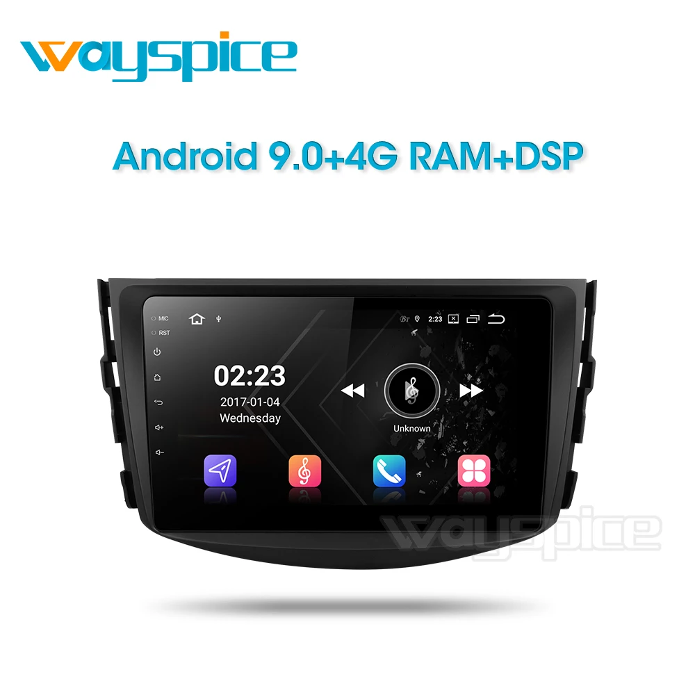 GPS навигация автомобильный DVD плеер для toyota rav4 2007 2008 2009 2010 2011 PX6 Android 9