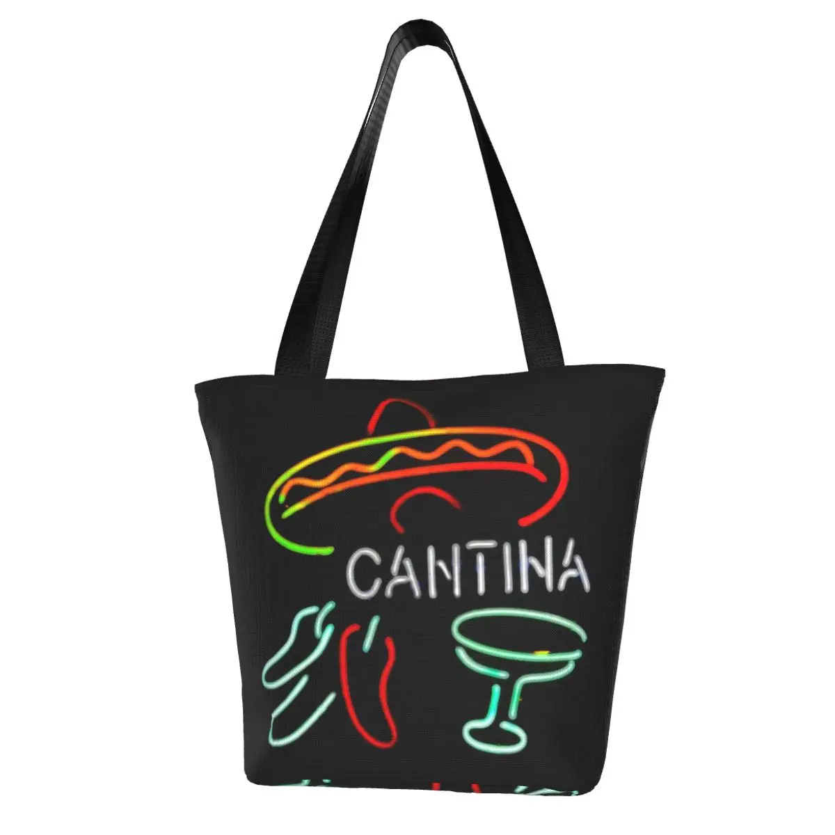 

Margarita Shopping Bag Student Bulk Handbags Aesthetic Polyester Outdoor Bags