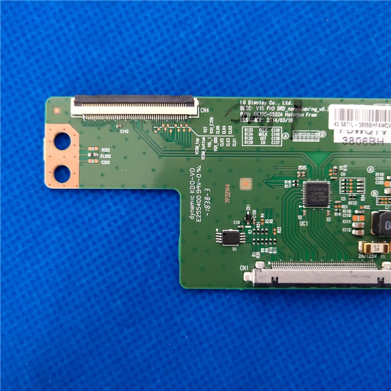 Good test 6871L-3806BE 6871L-3806BF for 43 INCH TV logic board 6870C-0532A 6871L-3806B 6871L-3806H 6871L-3806 6871L-3806D T-CON