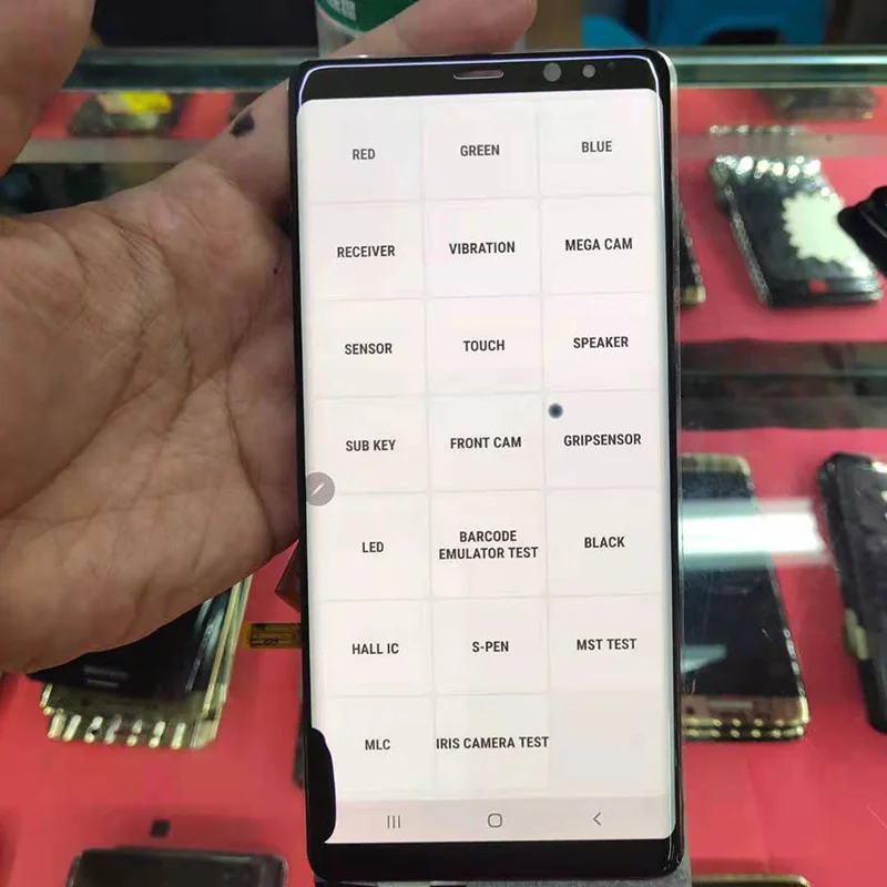 Сменный оригинальный дефект ЖК-дисплея для SAMSUNG NOTE 8 ЖК-экран N9500 N9500F дисплей