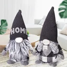 Рождественские украшения, черная шляпа, Безликий гном, Настольная кукла-эльф, Рождественский Декор для дома, украшения для стола, новый год