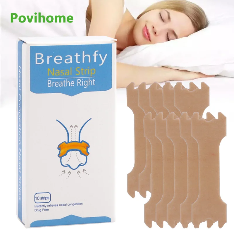 

10 шт./кор. носовые пластыри, облегчающие храп, патч для носа, стикер для здорового сна, облегчающие дыхание, пластыри для сна